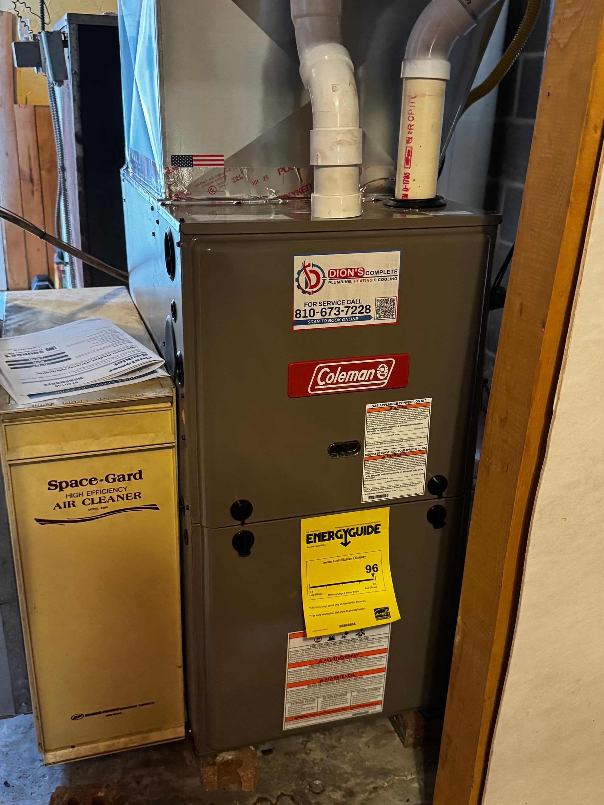 Gallery photos for Old Lennox Pulse Furnace Replaced with a Coleman Two-Stage High-Efficiency Unit: Image #2